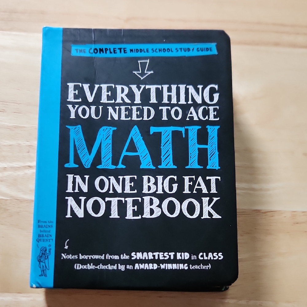 Middle School BIG FAT Notebook For Math Study Guide